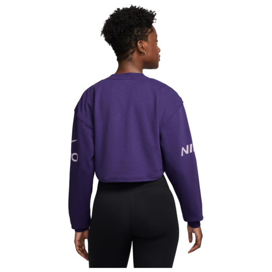 Nike Γυναικείο φούτερ Pro Dri-FIT Fleece Graphic Crewneck Sweatshirt